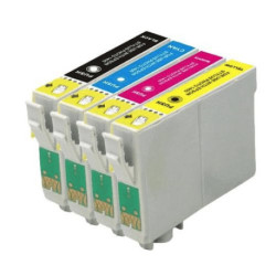 Pack de 4 cartouches compatibles Epson C13T02W64010 / 502X
