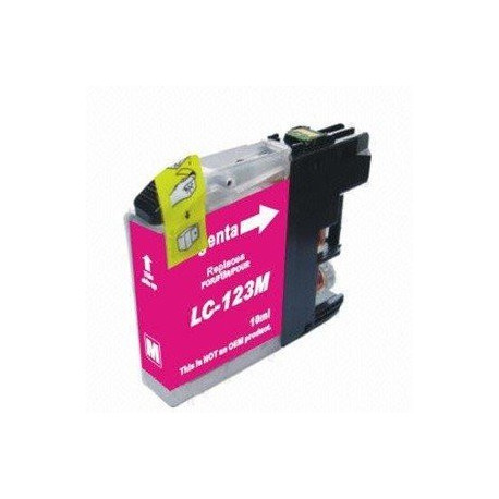 COMPATIBLE Brother LC123M - Cartouche d'encre magenta