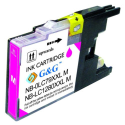 COMPATIBLE Brother LC1280XLM - Cartouche d'encre magenta